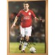Signed photo of David Jones the Manchester United footballer.
